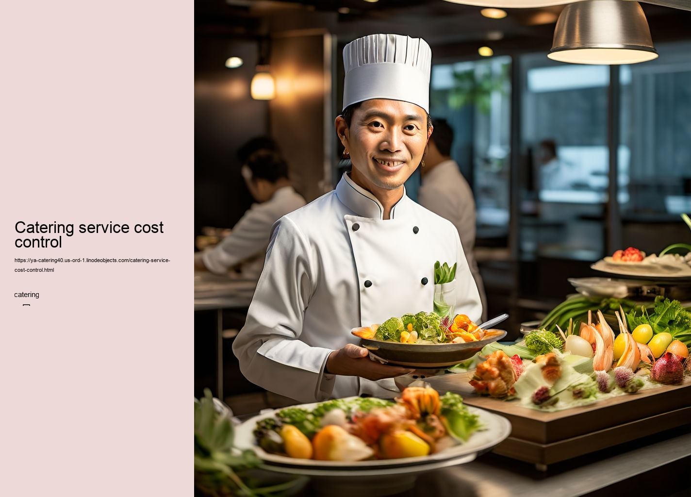 Catering service cost control