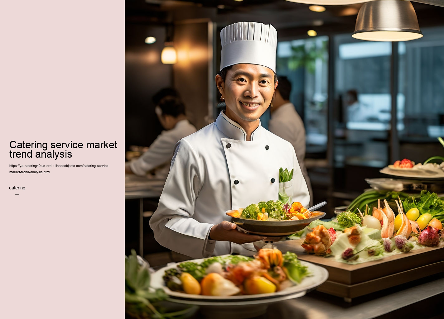 Catering service market trend analysis